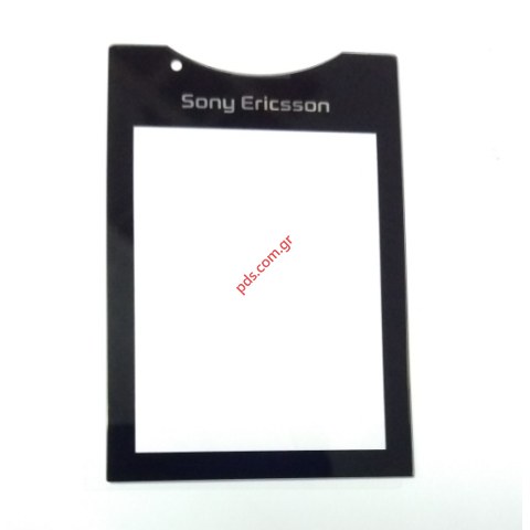 External window glass (ΟΕΜ) for Sony Ericsson ELM J10i Black color