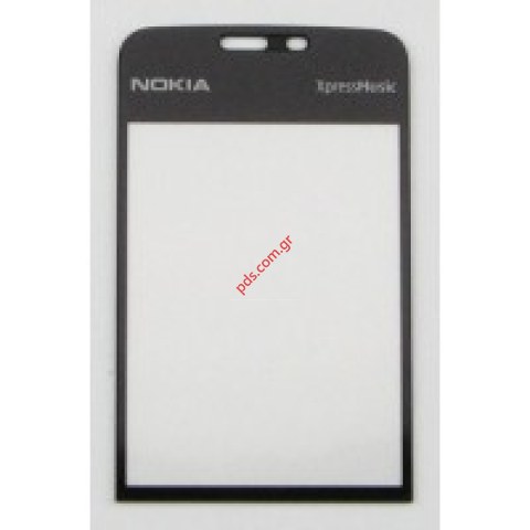 Εξωτερικό τζάμι πρόσοψης οθόνης Nokia 5310 Black σε μαύρο χρώμα