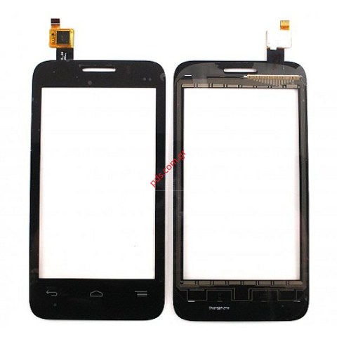 Εξωτερικό τζάμι Vodafone Smart 4 Mini V785 (Alcatel TCL OT785) Digitizer black σε μαύρο χρώμα