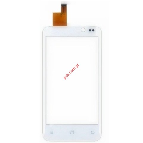 Εξωτερκό τζάμι (OEM) ARCHOS Titanium 40 White σε λευκό χρώμα