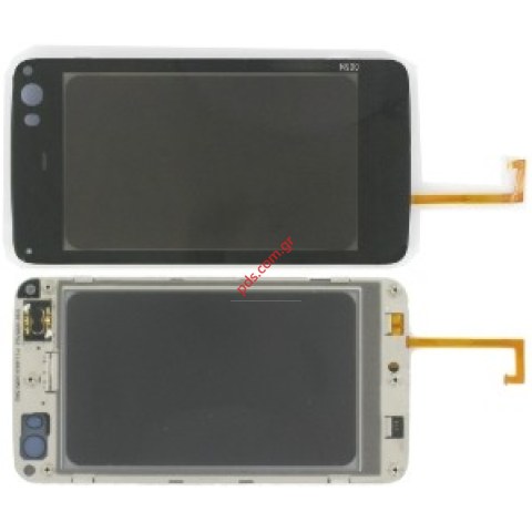 Γνήσια πρόσοψη με τζάμι και πάνελ αφής Nokia N900 με touch screen panel digitazer