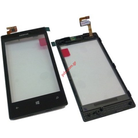 Original front cover Nokia Lumia 520 Black with digitizer