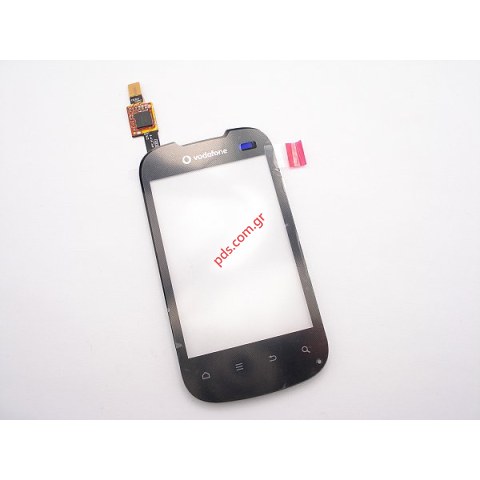 Original external glass Alcatel Vodafone Smart 2 (TCL V860) with Digitazer Black