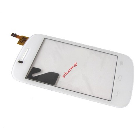 Γνήσιο εξωτερικό τζάμι Alcatel OT 4015X One Touch Pop C1 White Touch screen σε λευκό χρώμα 