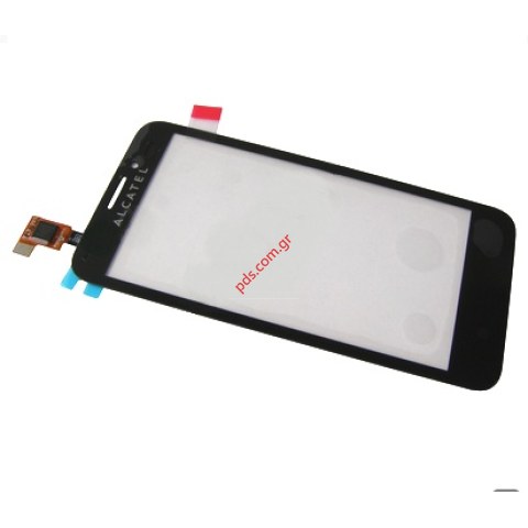 Original touch screen Alcatel OT 7025, OT 7025D One Touch Snap Black glass with digitizer
