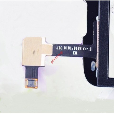 Γνήσιο εξωτερικό τζάμι Alcatel OT 918 Black σε μαύρο χρώμα (VERSION 1, JDC 0181, 0186)