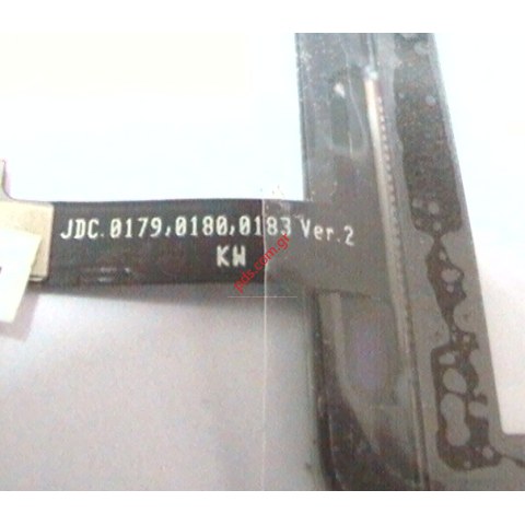 Γνήσιο εξωτερικό τζάμι Alcatel OT 918D Black σε μαύρο χρώμα (VERSION 2, JDC 0179, 0180, 0183)