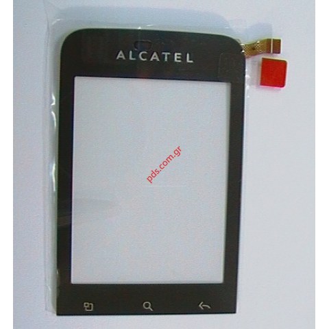 Original external Glass with Digitizer Alcatel OT903D Black