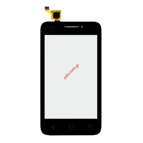 Original external glass Alcatel OT 4050 PIXI 3 (4) Touch screen digitizer Black.