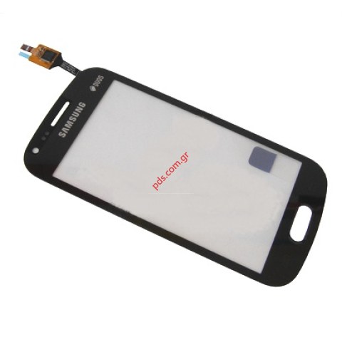 Γνήσιο εξωτερικό τζάμι Black Samsung S7582 Galaxy S Duos 2 Digitizer σε μαύρο χρώμα