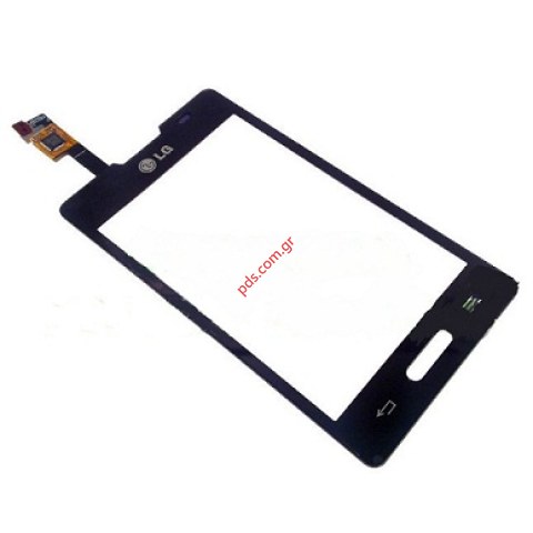 Original touch screen glass LG E44 Optimus L4 II with digitazer in black color  Original touch screen glass LG E44 Optimus L4 II with digitazer in black color