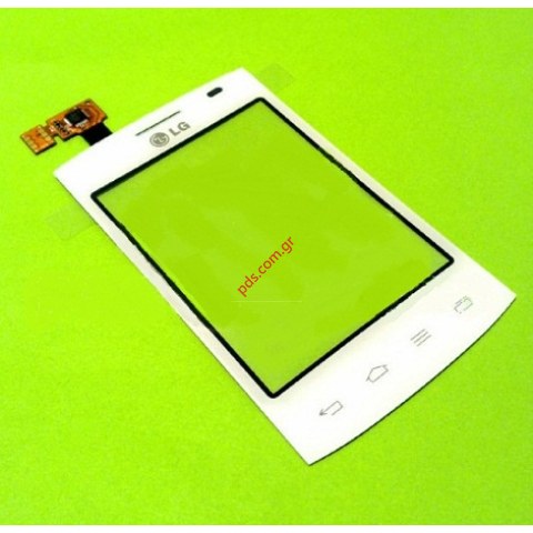 Original touch screen glass LG Optimus L1 II, LG E410, LG E410i with digitazer in White color  Original touch screen glass LG Optimus L1 II, LG E410, LG E410i with digitazer in White color