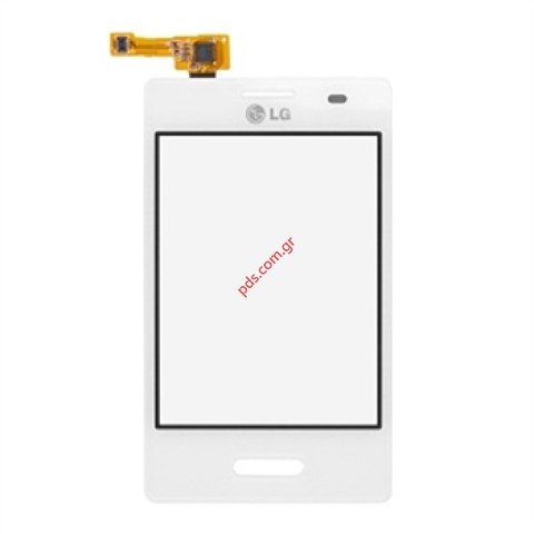 Original touch screen glass LG Optimus L3 E400 White with digitizer 