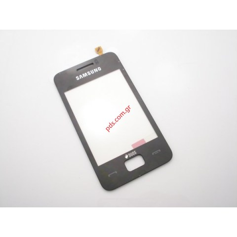 Γνήσιο εξωτερικό τζάμι πρόσοψης Samsung GT Star 3 S5222 Touch panel window Digitizer σε μαύρο χρώμα Γνήσιο εξωτερικό τζάμι πρόσοψης Samsung GT Star 3 S5222 Touch panel window Digitizer σε μαύρο χρώμα
