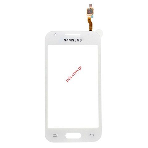 Γνήσιο εξωτερικό τζάμι Samsung G313H Galaxy Ace 4 LTE White σε λευκό χρώμα με τον μηχανισμό αφής Γνήσιο εξωτερικό τζάμι Samsung G313H Galaxy Ace 4 LTE White σε λευκό χρώμα με τον μηχανισμό αφής