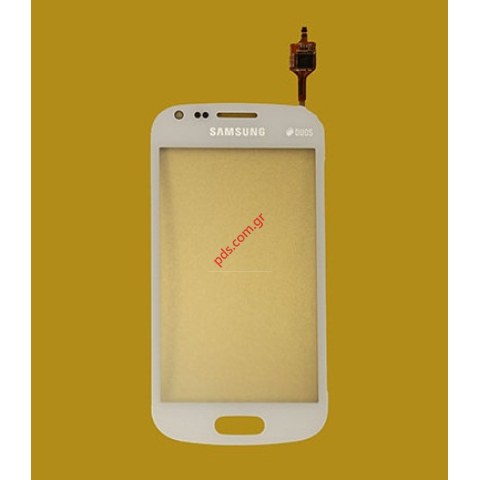 Γνήσιο εξωτερικό τζάμι Samsung GT S7562 white Galaxy S Duos σε λευκό χρώμα Digitazer Γνήσιο εξωτερικό τζάμι Samsung GT S7562 white Galaxy S Duos σε λευκό χρώμα Digitazer
