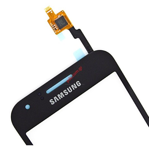 Γνήσιο εξωτερικό τζάμι Samsung J100 Galaxy J1 (1 SIM) Black σε μαύρο χρώμα με τον μηχανισμό οθόνη αφή (touch screen digitizer)