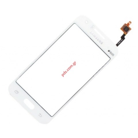 Γνήσιο εξωτερικό τζάμι Samsung J100F Galaxy J1 White (DUAL SIM) σε λευκό χρώμα με τον μηχανισμό οθόνη αφή (touch screen digitizer)