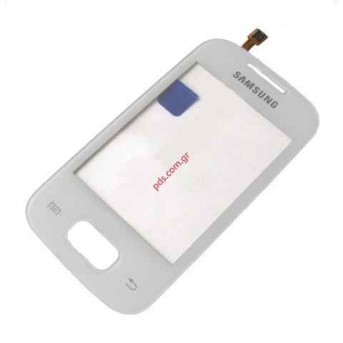 Γνήσιο εξωτερικό τζάμι Samsung S5300, S5302 White Galaxy Pocket σε λευκό χρώμα Γνήσιο εξωτερικό τζάμι Samsung S5300, S5302 White Galaxy Pocket σε λευκό χρώμα