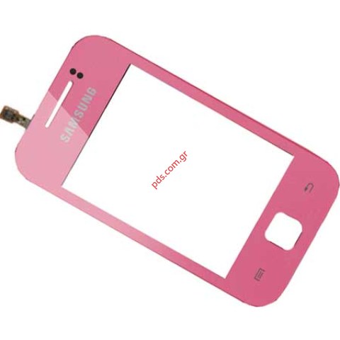 Original touch panel window glass Samsung S5360 Galaxy Y Pink whith digitazer 