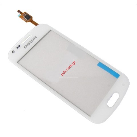 Γνήσιο εξωτερικό τζάμι Samsung S7560 Galaxy Trend White Digitazer σε λευκό χρώμα Γνήσιο εξωτερικό τζάμι Samsung S7560 Galaxy Trend White Digitazer σε λευκό χρώμα