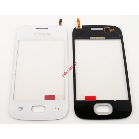 Γνήσιο εξωτερικό τζάμι Samsung SM-G110H Galaxy Pocket 2 White με την αφή σε λευκό χρώμα Γνήσιο εξωτερικό τζάμι Samsung SM-G110H Galaxy Pocket 2 White με την αφή σε λευκό χρώμα