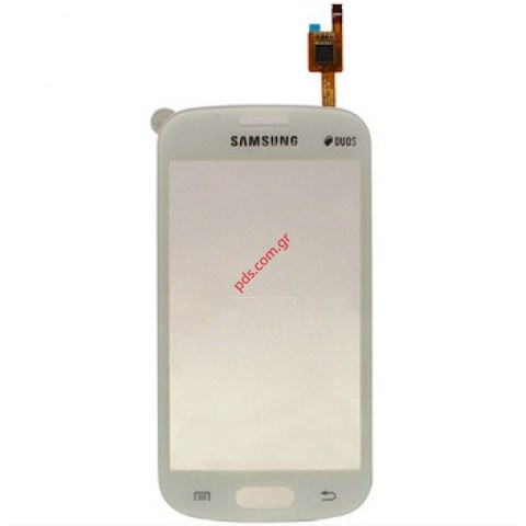 Γνήσιο εξωτερικό τζάμι White Samsung Galaxy Lite Trend Fresh (Duos) S7392 Digitizer σε λευκό χρώμα