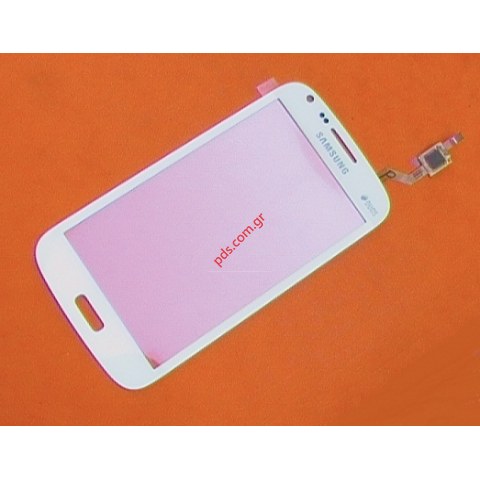 Γνήσιο εξωτερικό τζάμι White Samsung i8262 Galaxy Core Duos Digitizer σε λευκό χρώμα Γνήσιο εξωτερικό τζάμι White Samsung i8262 Galaxy Core Duos Digitizer σε λευκό χρώμα