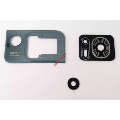 Γνήσιο πίσω τζαμάκι κάμερας TCL 40SE (T610K) 6.75 INCH 2023 back camera glass w/frame Bulk ORIGINAL