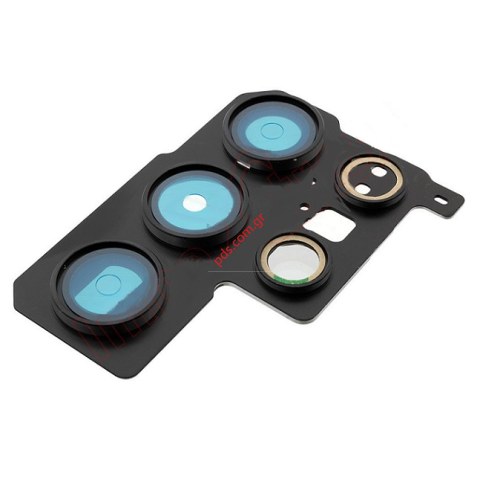 Γνήσιο πλαίσιο με τζαμάκια Samsung Galaxy S22 ULTRA S908 Black frame back camera glasses Γνήσιο πλαίσιο με τζαμάκια Samsung Galaxy S22 ULTRA S908 Black frame back camera glasses