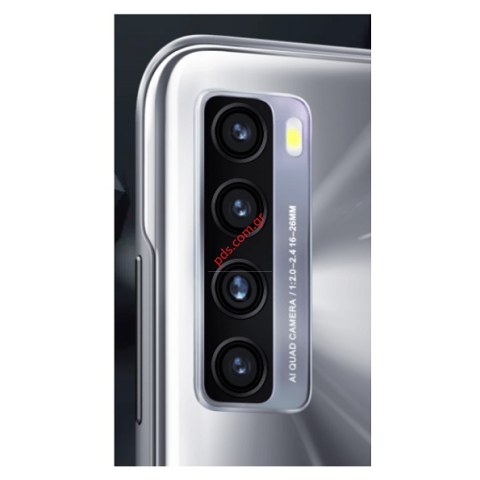 Γνήσιο πλαίσιο πίσω κάμερας TCL 20L T775H Grey με τα τζαμάκια