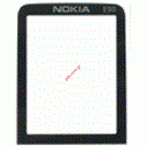 Γνήσιο τζαμάκι εξωτερικής οθόνης πρόσοψης Nokia E90 Black Γνήσιο τζαμάκι εξωτερικής οθόνης πρόσοψης Nokia E90 Black