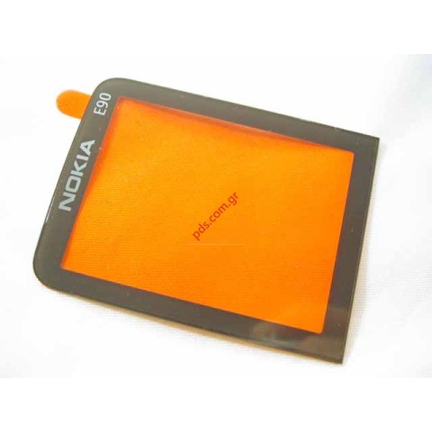 Γνήσιο τζαμάκι εξωτερικής οθόνης πρόσοψης Nokia E90 Brown Mocca, Red Γνήσιο τζαμάκι εξωτερικής οθόνης πρόσοψης Nokia E90 Brown Mocca, Red