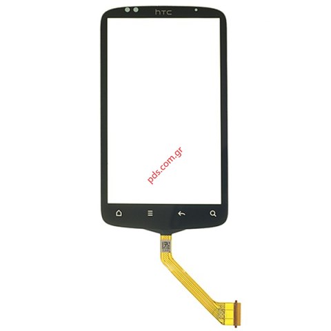Γνήσιο τζαμάκι με αφή και ταινία HTC Desire S G12 Touchscreen Len in Black