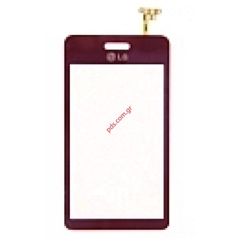 Original LG GD510 len window whith touch screen digitazer in RED color Original LG GD510 len window whith touch screen digitazer in RED color