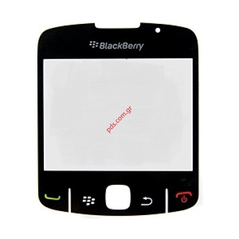 Γνήσιο τζαμάκι οθόνης πρόσοψης Blackberry 8520 Black