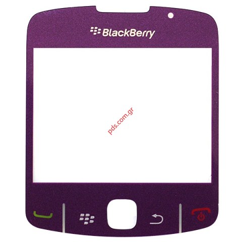 Γνήσιο τζαμάκι οθόνης πρόσοψης Blackberry 8520 Μωβ (Purple)