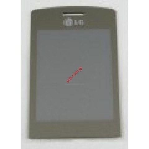 Original front display glass for LG KE970 silver