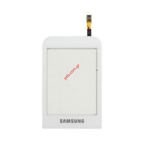 Γνήσιο τζαμάκι Samsung C3300 Touch panel window Digitizer σε λευκό χρώμα Γνήσιο τζαμάκι Samsung C3300 Touch panel window Digitizer σε λευκό χρώμα
