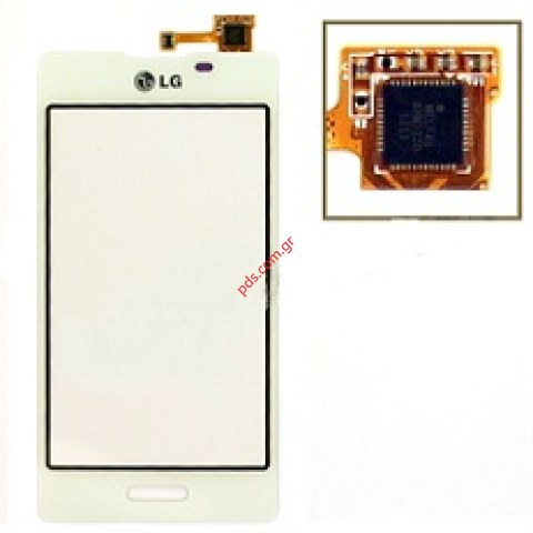 Original LG Optimus L5 II E460 White glass with touch screen digitazer  Original LG Optimus L5 II E460 White glass with touch screen digitazer