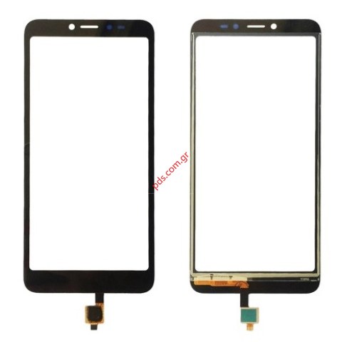 Γνήσιο τζάμι με αφή Alcatel 1V (2019) 5001D Black Touch screen w/digitizer Size 5.5 inches (ΜΟΝΟ ΜΗΧΑΝΙΣΜΟ ΑΦΗΣ)