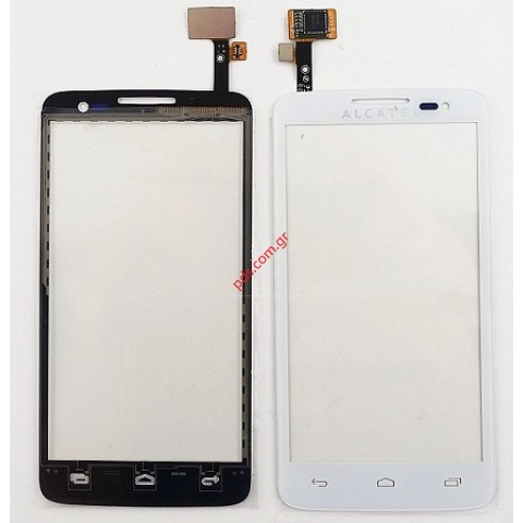 Original touch screen Alcatel OT 5035, OT 5035D One Touch X'Pop White 