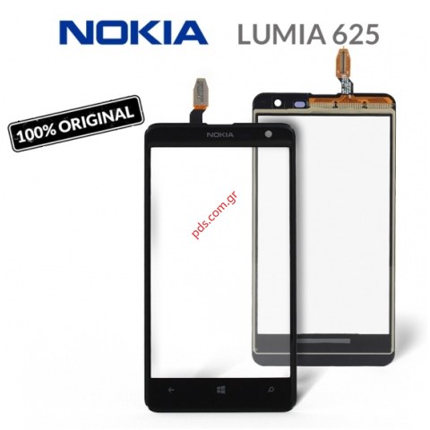 Γνήσιο τζάμι με την αφή Nokia Lumia 625 Touch screen digitizer Black Γνήσιο τζάμι με την αφή Nokia Lumia 625 Touch screen digitizer Black