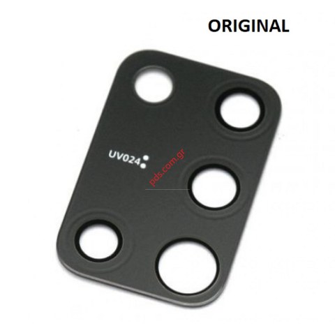 Γνήσιο τζάμι πίσω κάμερας Samsung Galaxy A21S (SM-A217) Black Camera lens glass (SVP)