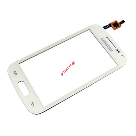 Γνήσιο τζάμι Samsung i8160 Galaxy Ace 2 White σε λευκό χρώμα