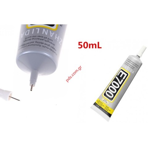 Waterproof flexible clear glue E7000 50ml for cover, touch,etc. Waterproof flexible clear glue E7000 50ml for cover, touch,etc.