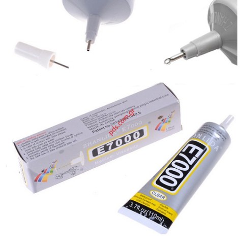 Αδιάβροχη κόλλα για τα τζάμια Zhalinda E-7000 χωρίς στέγνωμα με υπεριώδης ακτινοβολία 110ml.