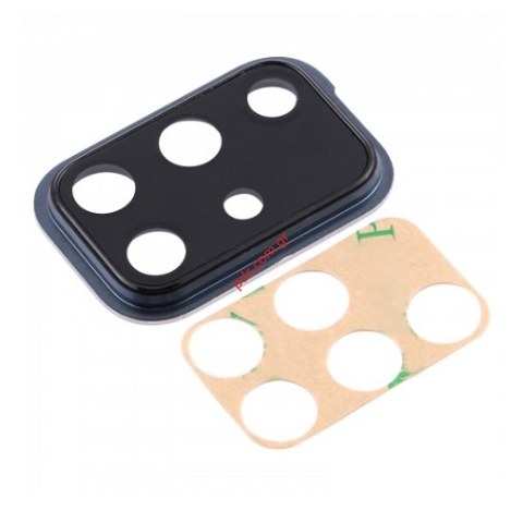 Πίσω πλαίσιο κάμερας (OEM) Samsung Galaxy A71 SM-A715 σε μαύρο χρώμα (ΔΕΝ ΠΕΡΙΛΑΜΒΑΝΕΙ ΤΟ ΤΖΑΜΙ)