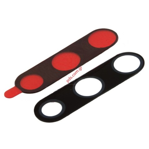 Back camera glass Huawei P30 OEM Black and adhesive  