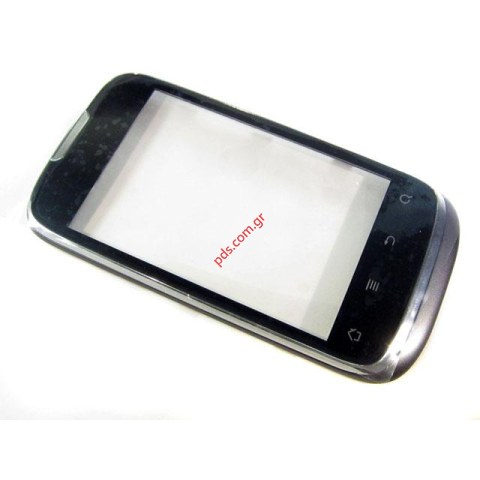 Front cover with digitazer touch panel (OEM) Huawei U8650 Sonic Black